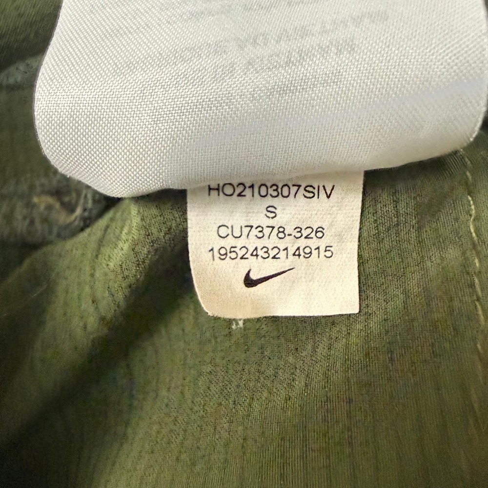 Nike Yoga Dri-FIT Jogger Pants Mens Small Olive Green Tapered CU7378-326 - Picture 9 of 16